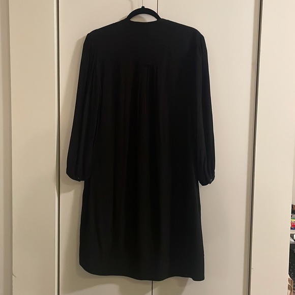 Anthropologie Maeve Black Shirt Dress with pockets - Picture 4 of 8